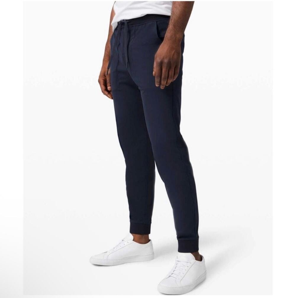 Lululemon Pants Mens Large Navy Blue ABC Jogger *Tall Warpstreme Travel Casual